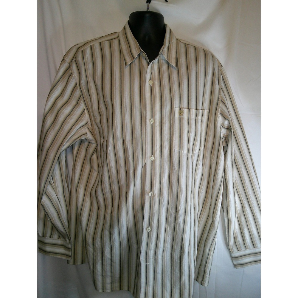 Timberland Striped Button Down Shirt Long Sleeve Casual XXL